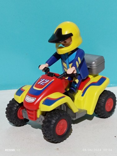 Playmobil figura pilota quad - pilota,