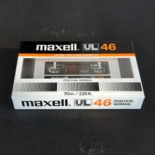 Audio Cassetta Maxell UL 46 - Musicassetta Sigillata - no Tdk o Sony NOV