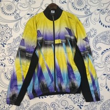 GIACCA CICLISTA CICLISMO CRAZY PATTERN SANTINI XXL Radfahrerjacke MADE IN ITALY 