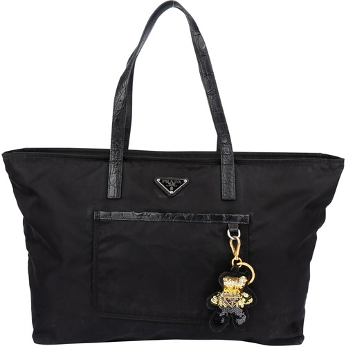 Borsa mano prada nera nylon - borsa,