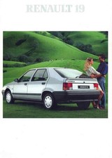 Catalogue brochure Renault 19