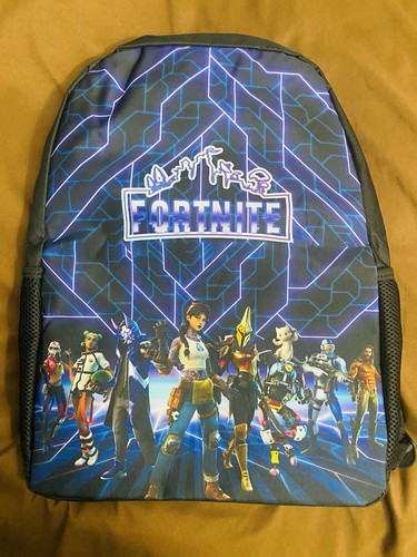 Fortnite black backpack with - black,