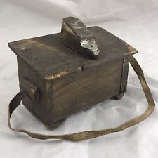 Banco Lustrascarpe  scarpe Sciu Scia' Antichi MestieriScena Mercato 11x7x7,5 Cm