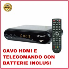 Decoder digitale terrestre dvb-t2 hd hdmi digitali terrestri ricevitore tivusat