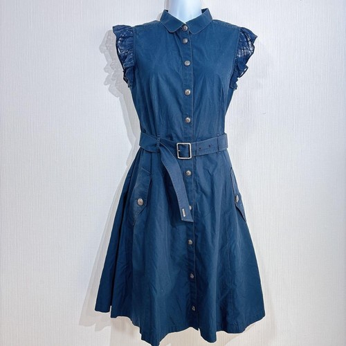 Abito camicia burberry blue - camicia,
