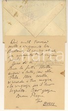 1924 PARIS Lettera Anselmo BUCCI per un invio di denaro *AUTOGRAFO
