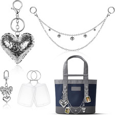 Luxury Tote Bag Charm Set for