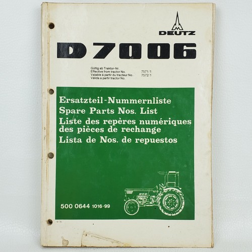 Original deutz 7006 7206 - original,