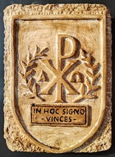 Stemma Araldico "In Hoc Signo Vinces - Alfa e Omega"