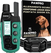 PAWPRO Collare da Addestramento per Cani | Portata XXL di 3000 m | Conforme