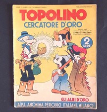 Albi D'oro Anteguerra 14 - TOPOLINO CERCATORE D'ORO - 1938. Leggi Descr