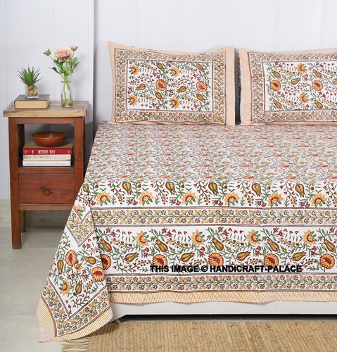 Lenzuolo indiano con federe - indiano, 2
