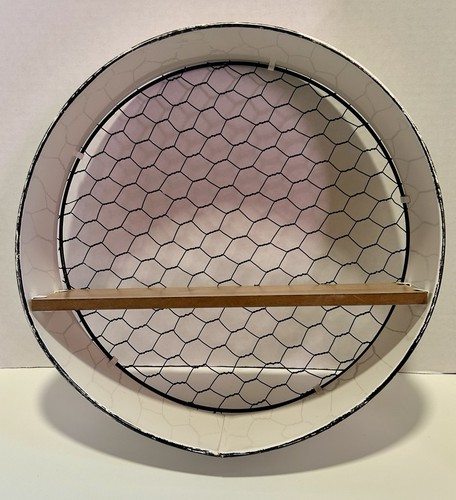 Scaffale rustico bianco pollo - scaffale,