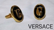 Gemelli rotondi logo versace - gemelli,