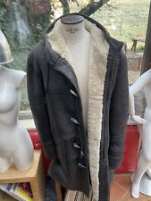 CAPPOTTO MONTGOMERY IN PELLE MONTONE SHEARLING MADE IN ITALY TAGLIA XXL