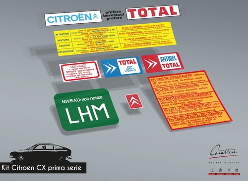 Kit adesivi motore vetri per - adesivi,