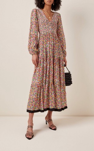 Maxi abito midi - rixo, brooke