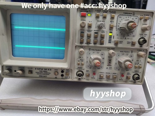 1pz hameg oscilloscopio - hameg, hm1007