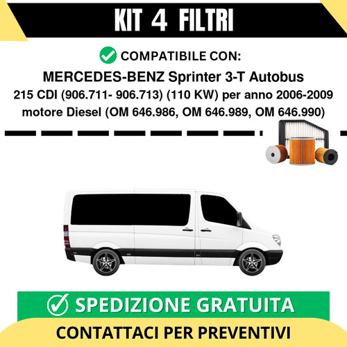 Kit filtri risparmio per - kit, 4
