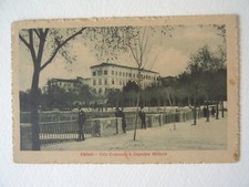 ABRUZZO : CHIETI (CH) VILLA COMUNALE E  OSPEDALE MILITARE VIAGGIATA ANNI 10'  