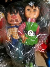 RARISSIMO provolino e Fanella Carosello Anni 70 Altezza cm38 e 45cm da collezion