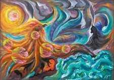 Stampa su tela 60x40 cm del