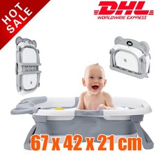Vasca da bagno pieghevole per bambini.Vasca per bambini con cuscino antiscivolo,tappetino da bagno per bambini
