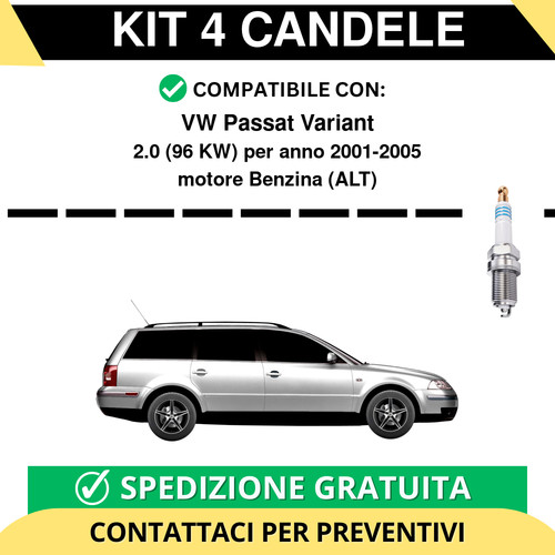 Kit candele per passat - kit, 4
