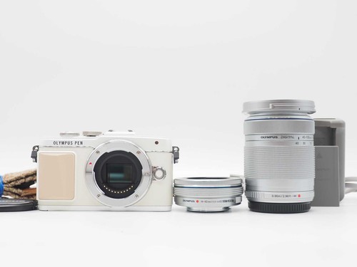 Obiettivo olympus pl7 - obiettivo, bianco