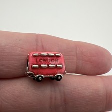 Charm autobus rosso Londra s925 argento sterling 925
