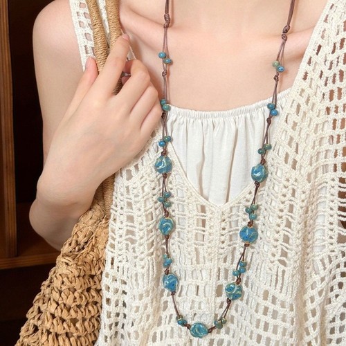 Collana perline vintage - collana,