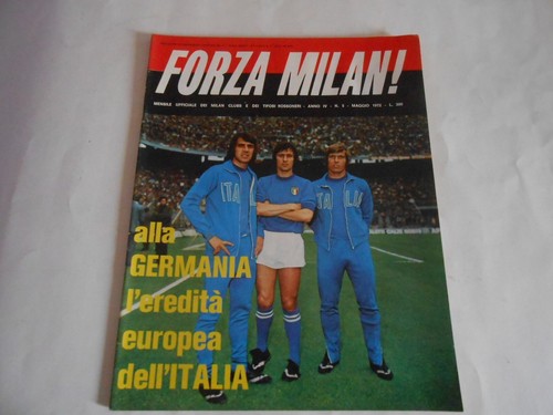 Forza milan 1972 galleria - forza, n.5-1972-galleria
