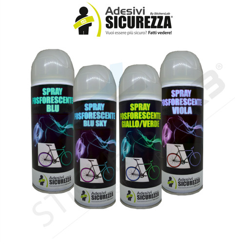 Vernice spray fosforescente