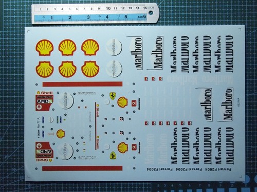 Decalcomanie per kit - 1/18,