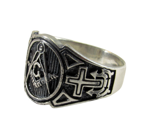 Anello massonico uomo - , in