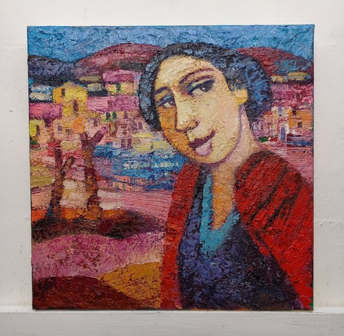 Figura paesaggio quadro - figura,