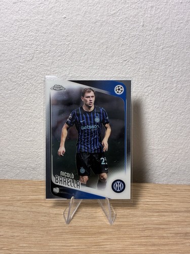 Nicolo barella topps chrome - barella,