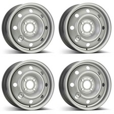 4 Cerchi Acciaio Alcar 5,5Jx14
