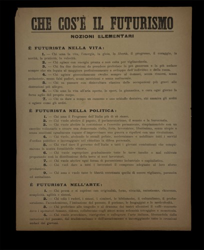 Marinetti che cos è - marinetti,