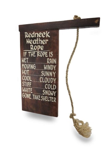 Corda meteo redneck legno - meteo,