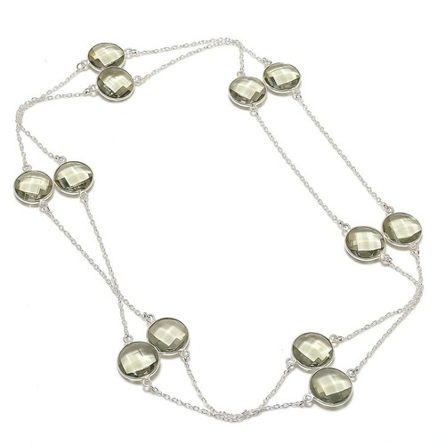 Collana con pietre - , preziose