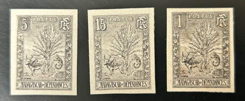 Timbres madagascar essais - 3,