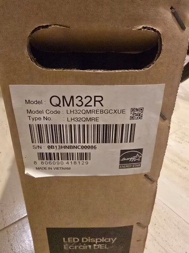 Samsung qm32r display - samsung,