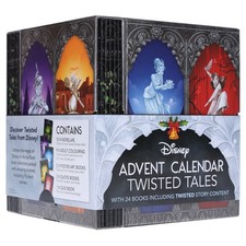 Disney Advent Calendar Twisted Tales With 24 Books Paperback Box Set - Ages 12+