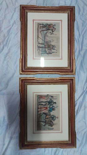 Coppia stampe illustrazioni - coppia, stampe/illustrazioni