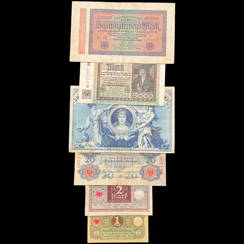 1908 1923 set banconote - 1908-1923,