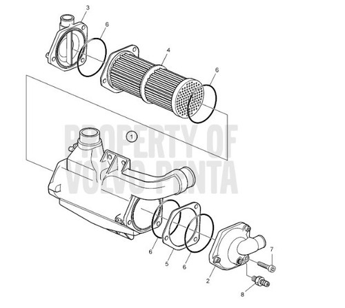 Intercooler volvo penta - volvo,
