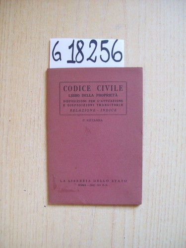 Codice civile libro della - -,