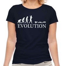 Levriero da Corsa Evolution Donna T-Shirt Regalo Cappotti Regalo S