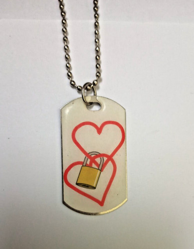Collana ciondolo piastrina - ciondolo,